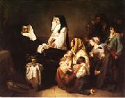 Isidore pils The Death of a Sister of Charity USA oil painting reproduction